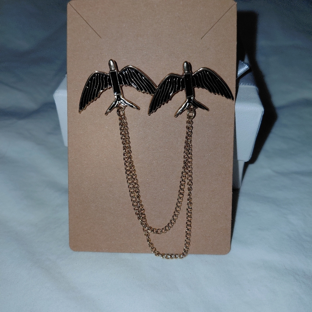 Time And Tru Black Bird Double Pin Broach. - Picture 5 of 8